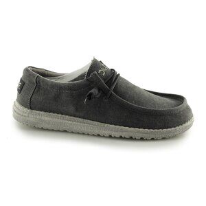 HEYDUDE Men's Wally Sox Slip-On Shoes - Moccasin Style, Blue, 8